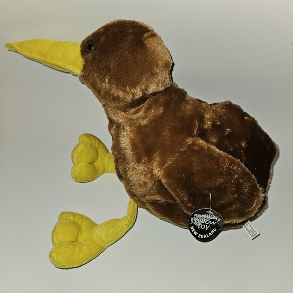New Zealand Kiwi Bird Plush Transforms Into Pillow Stuffed Toy Brown Rokiwi 2018